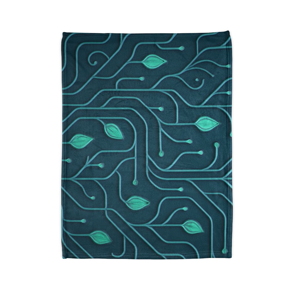Vine Circuit Lattice stylish throw blankets
