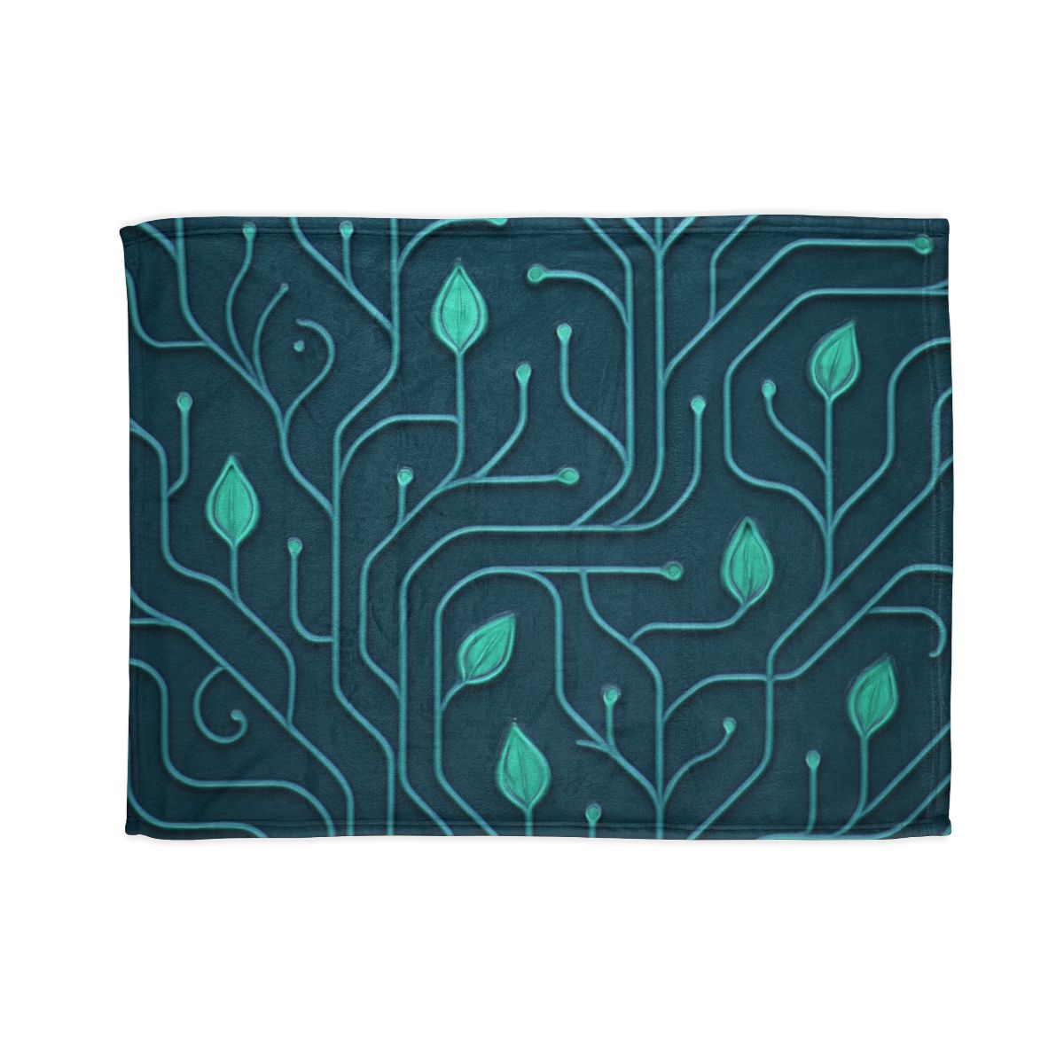 Vine Circuit Lattice stylish throw blankets