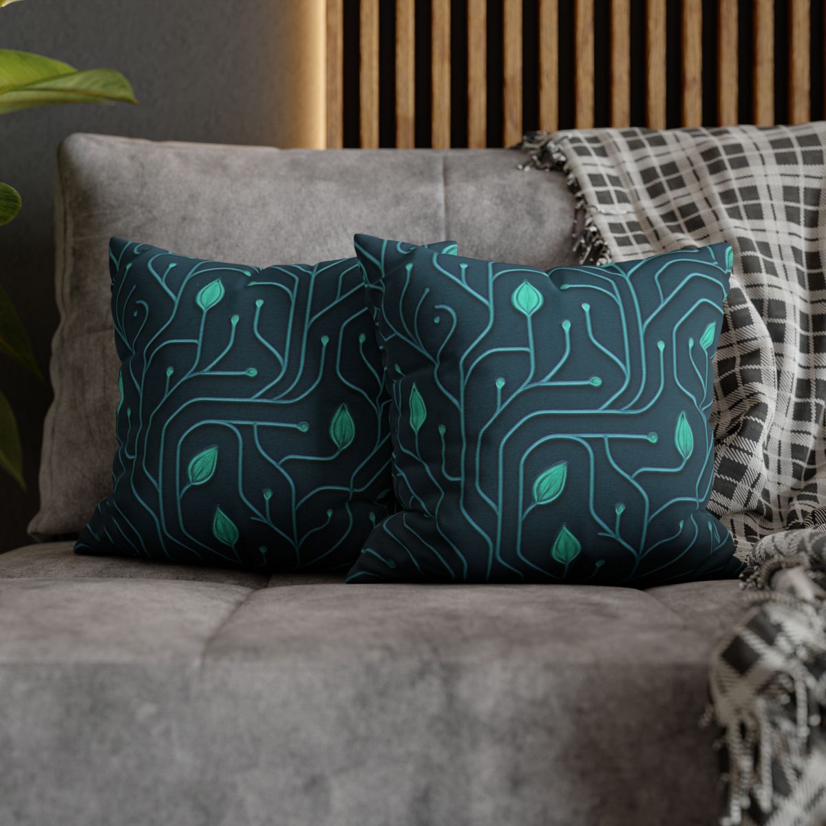 Vine Circuit Lattice trendy patterned pillow cases