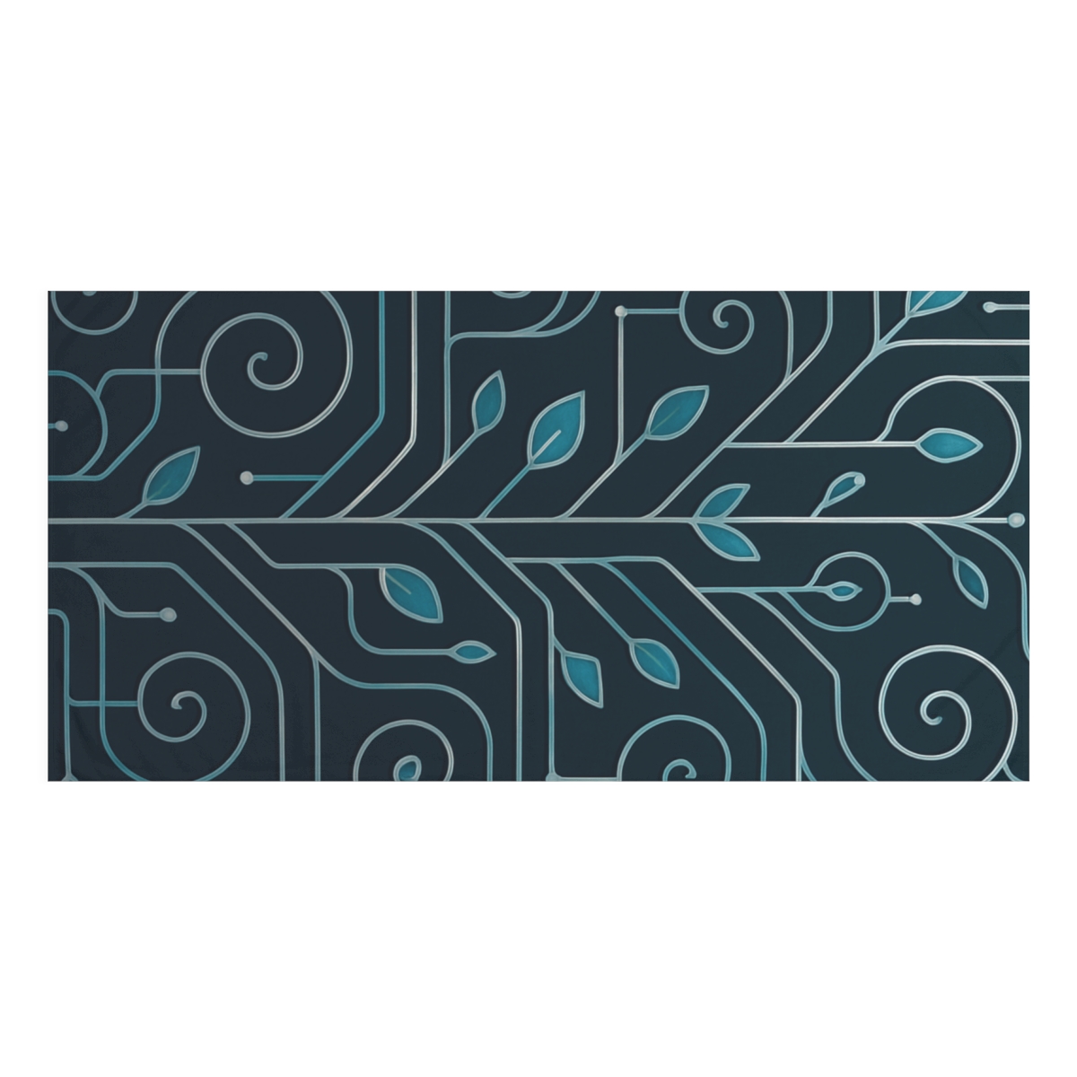 Vine Circuit Lattice comfortable face towels
