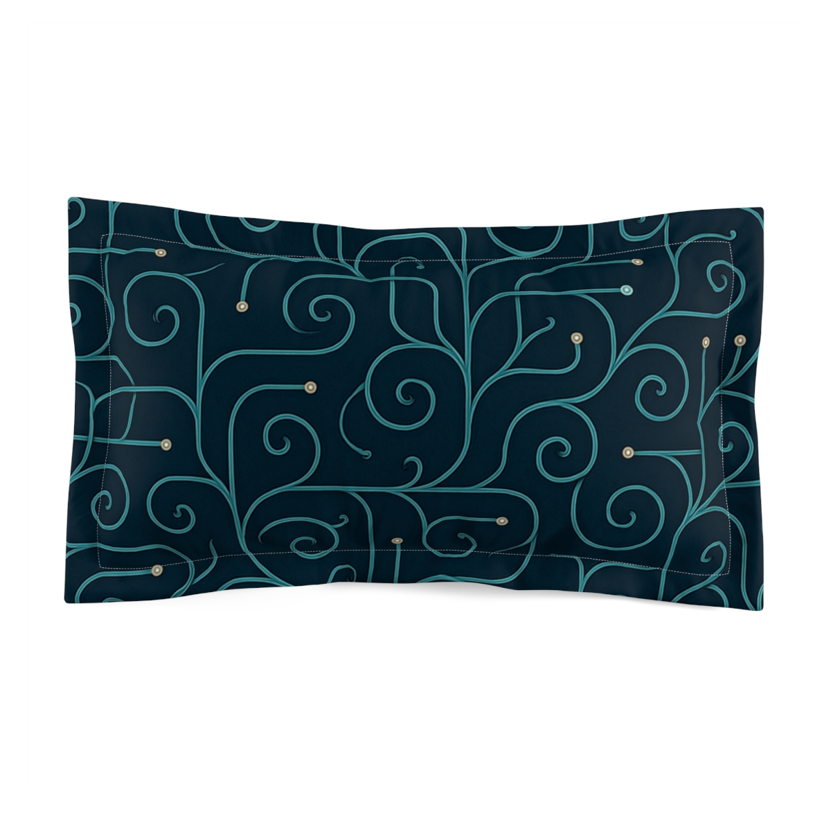 Vine Circuit Lattice stylish throw pillows