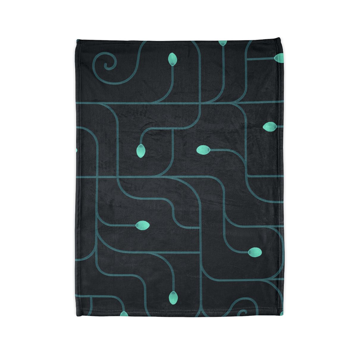 Vine Circuit Lattice custom blankets