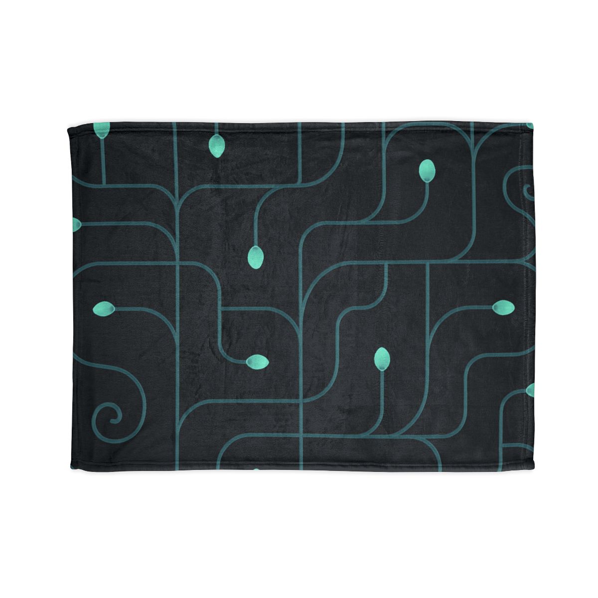 Vine Circuit Lattice custom blankets