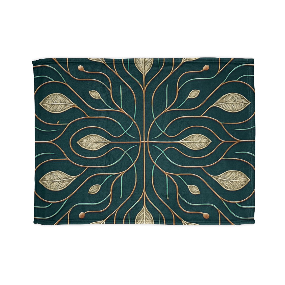 Vine Circuit Lattice custom blankets