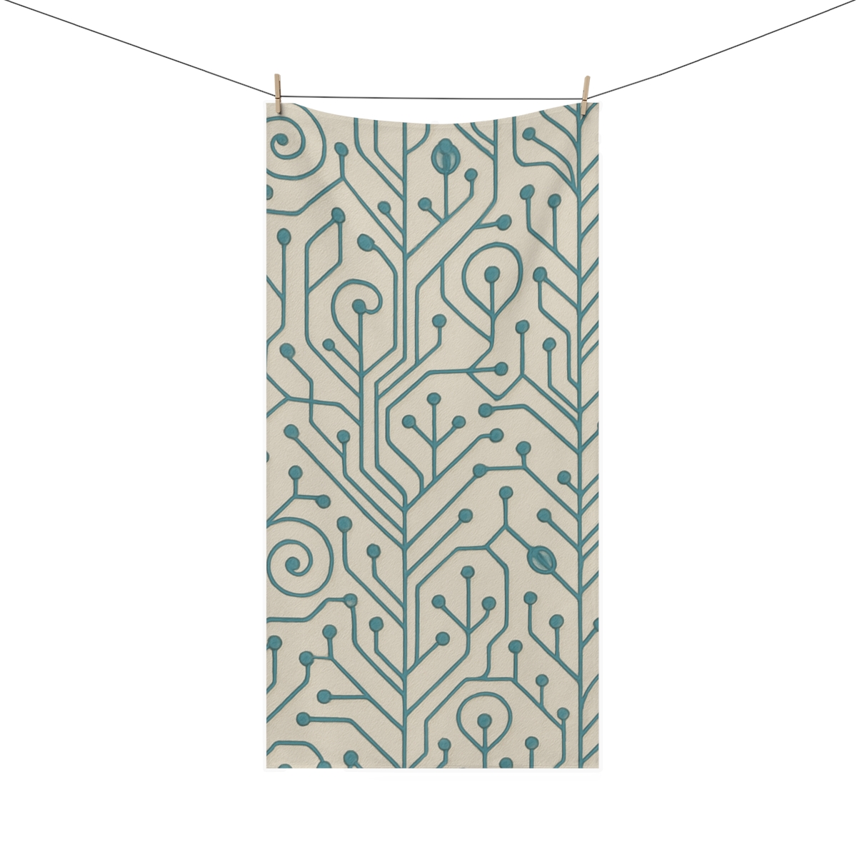 Vine Circuit Lattice unique gift towels