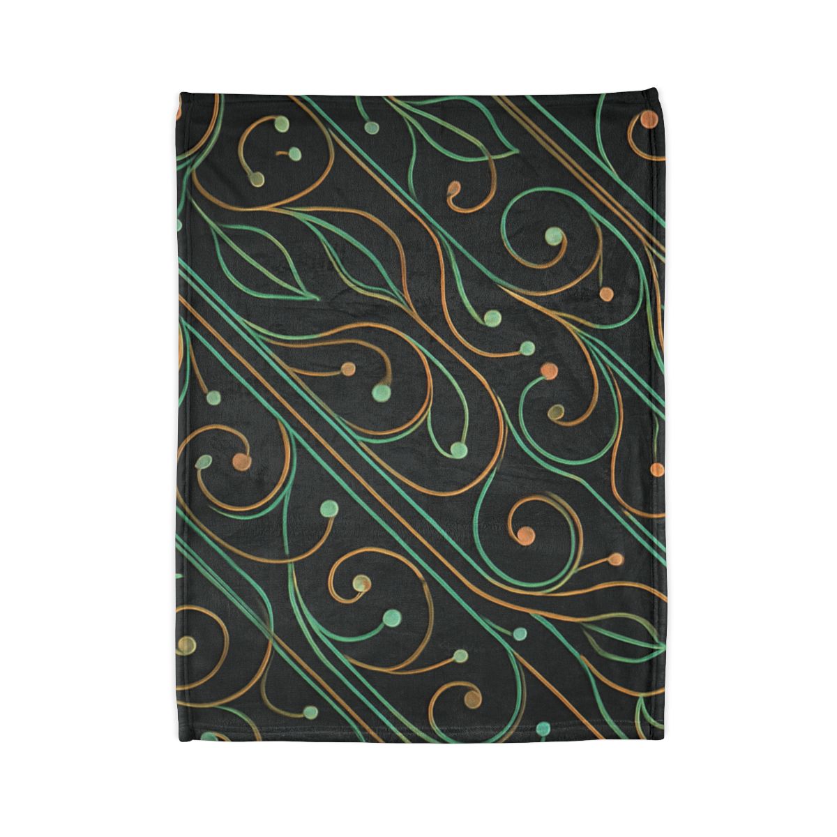 Vine Circuit Lattice soft fleece blankets