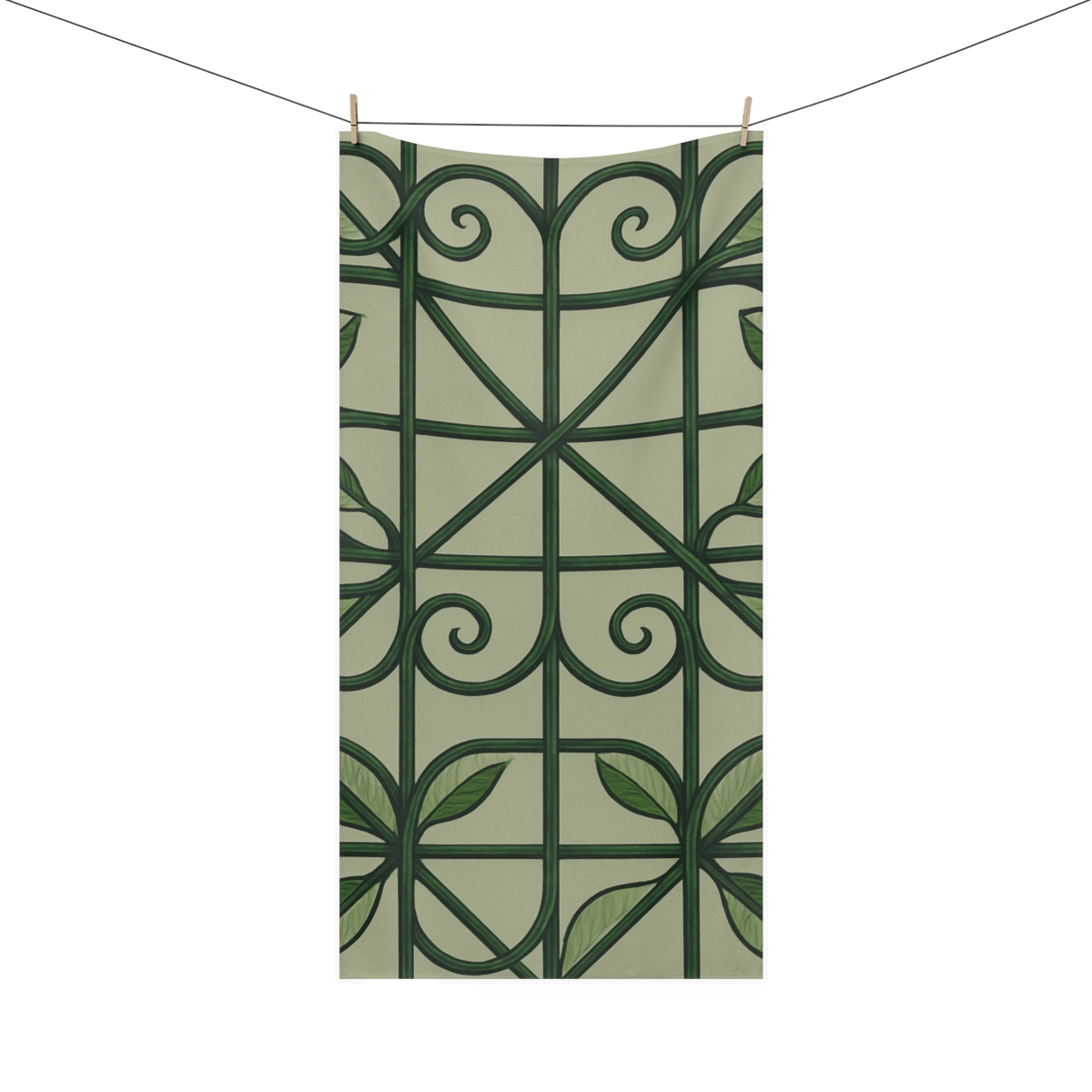 Vine Circuit Lattice stylish beach towels