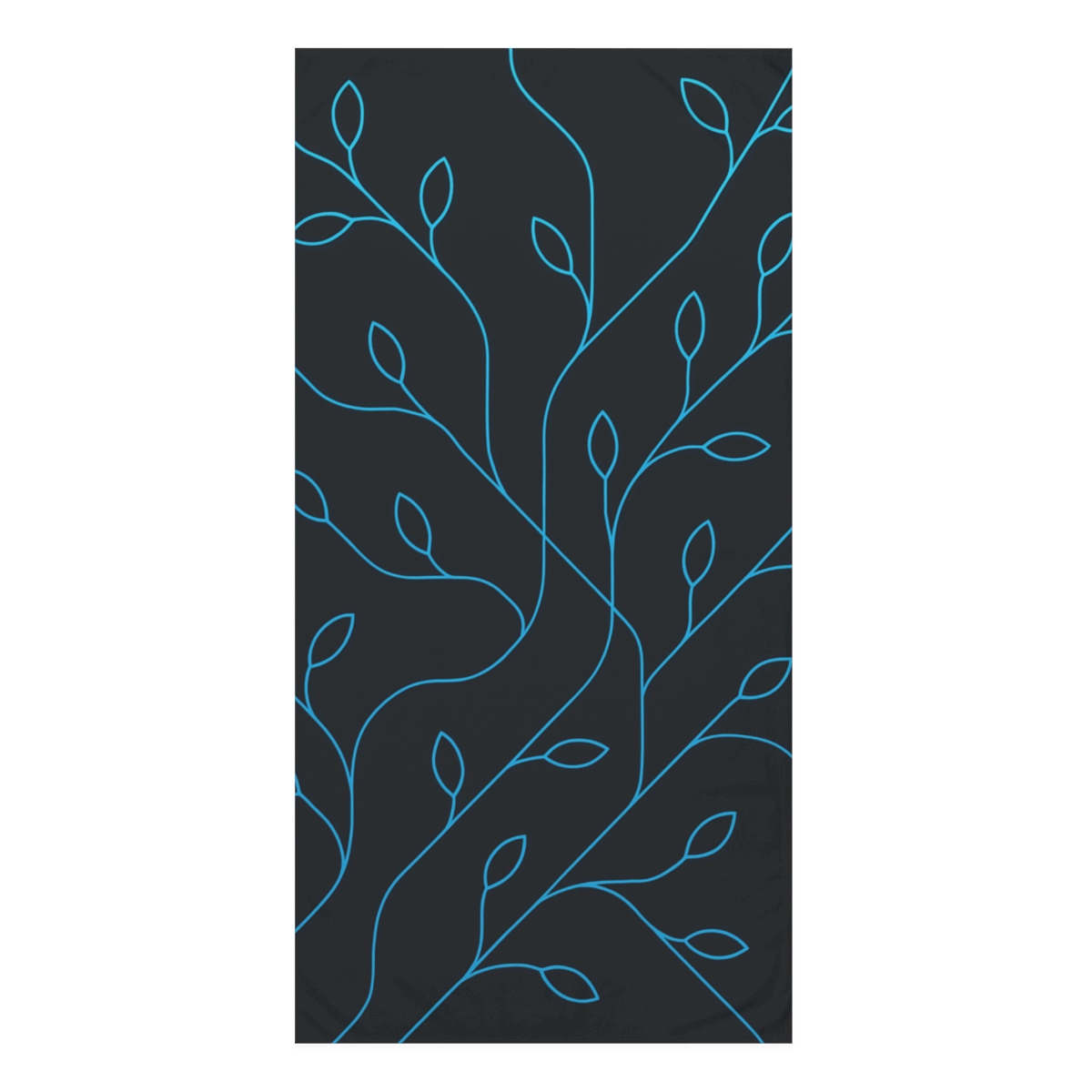 Vine Circuit Tracery designer printed towels