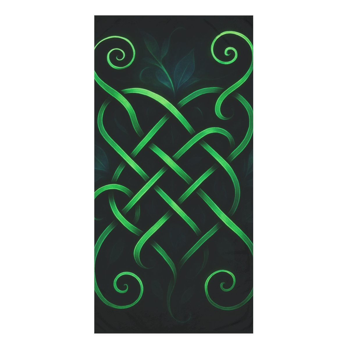 Vine Curl Aurora Knots trendy hand towels