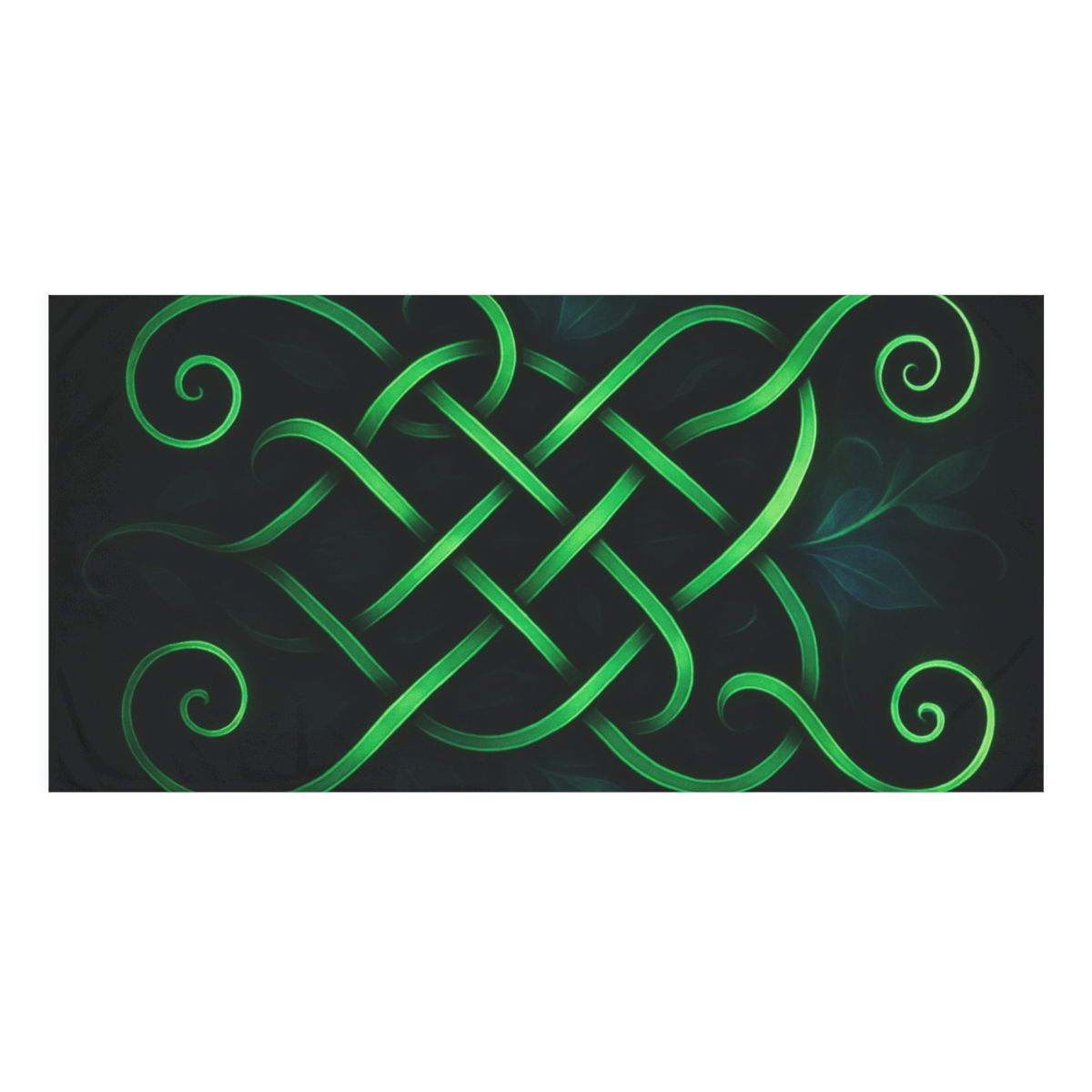 Vine Curl Aurora Knots trendy hand towels