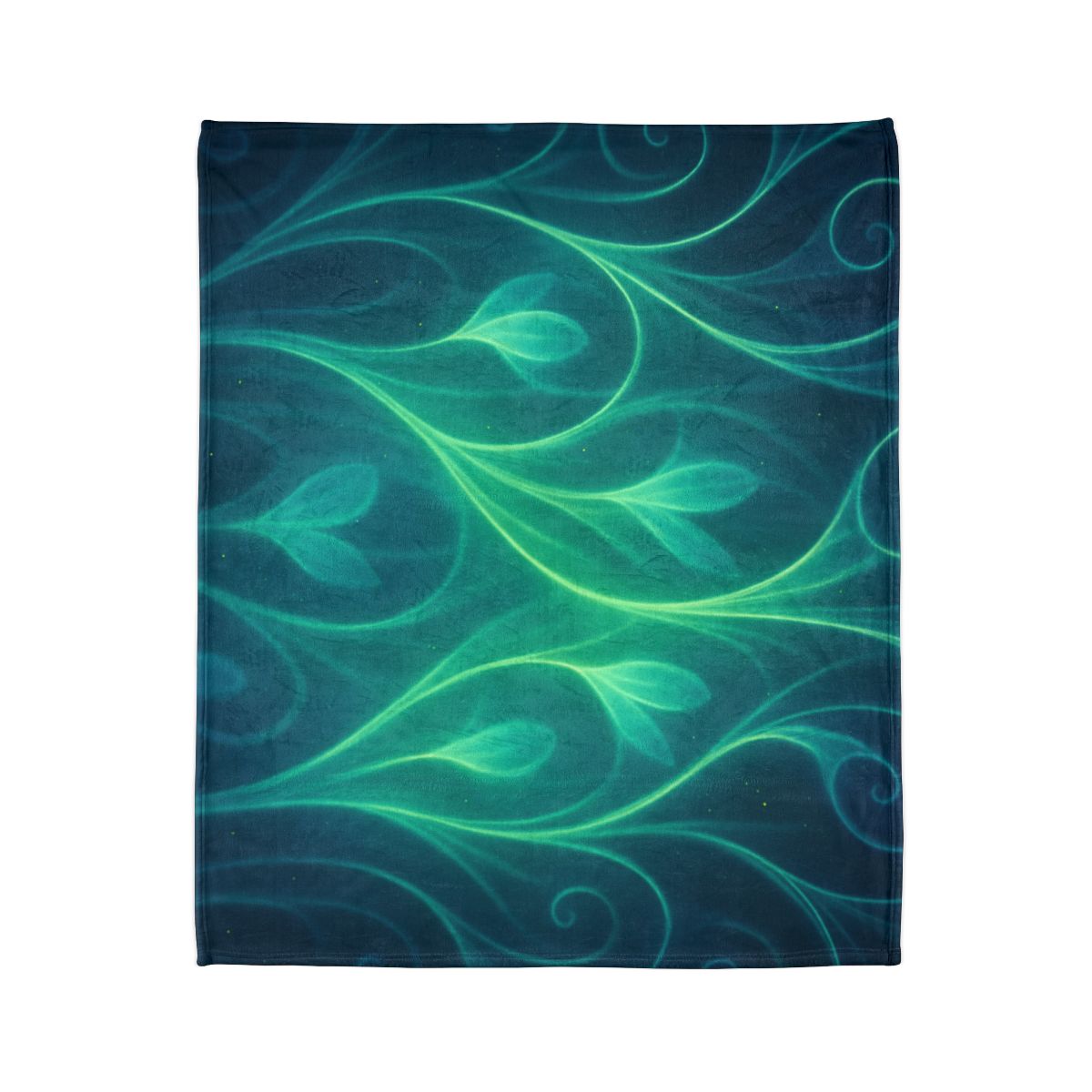Vine Curl Aurora Lattice soft fleece blankets
