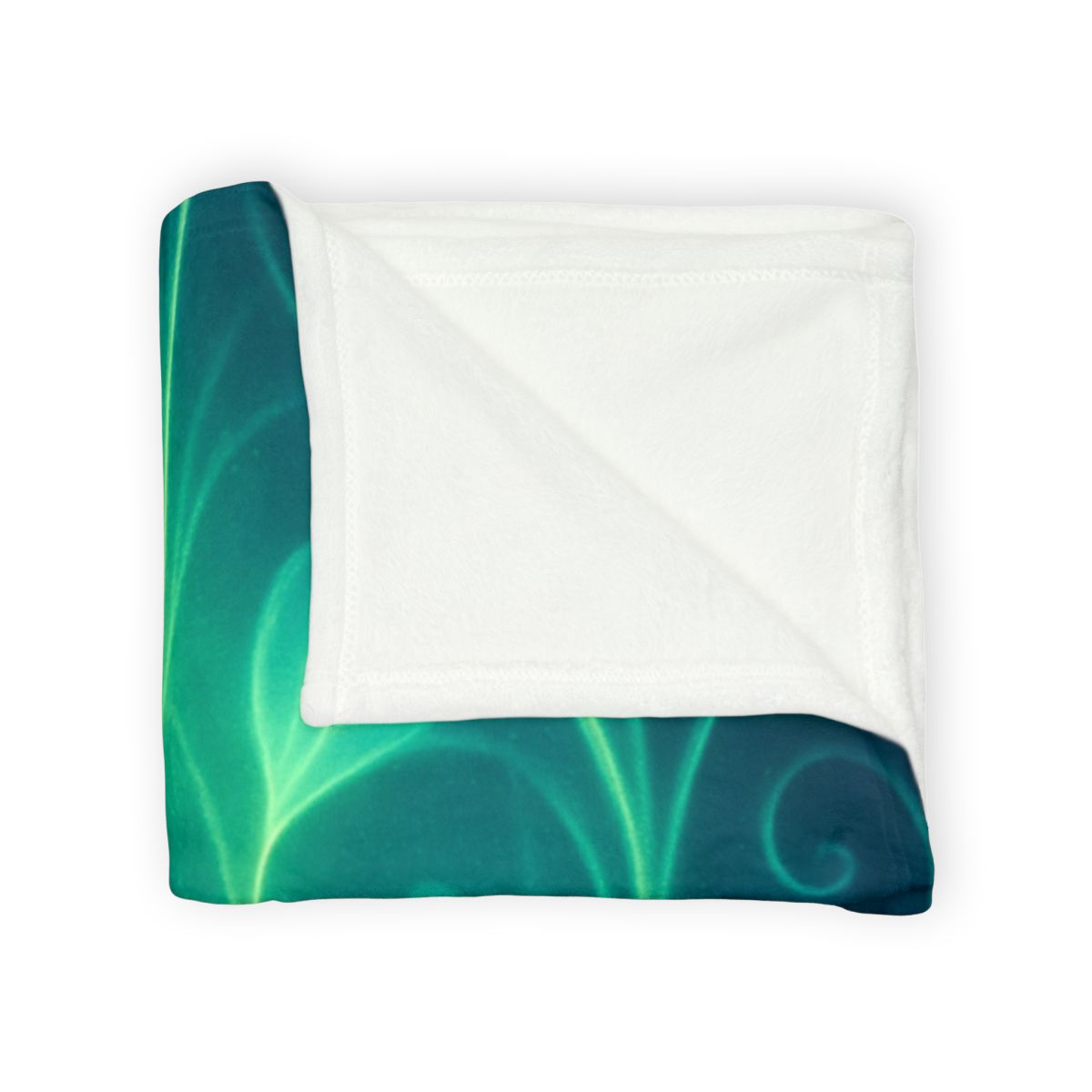 Vine Curl Aurora Lattice soft fleece blankets