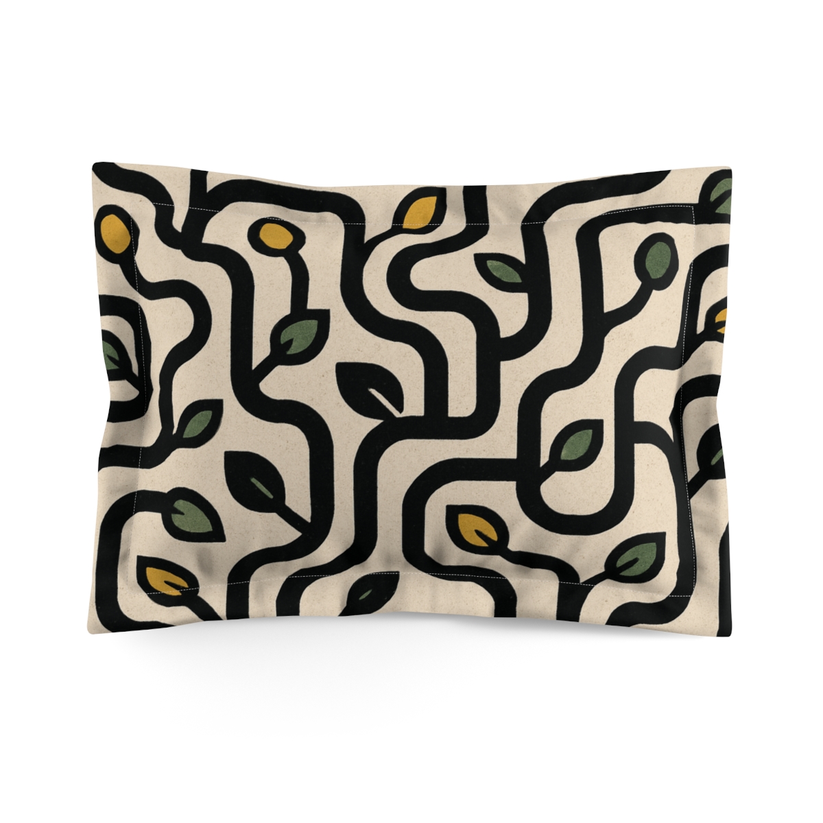 Vine Curl Circuitry trendy accent pillows
