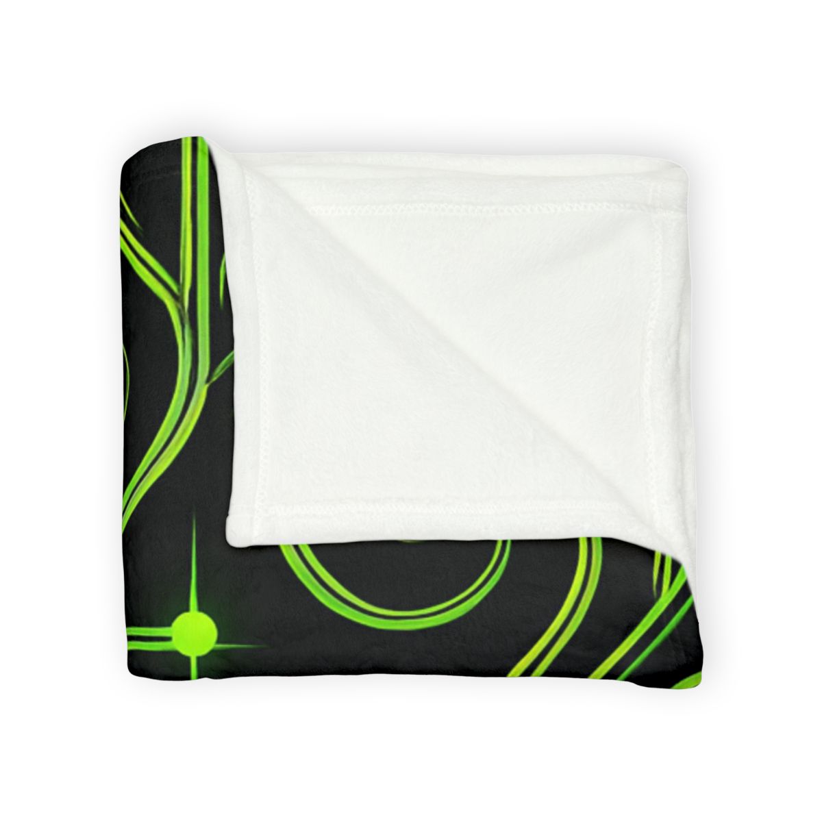 Vine Curl Circuitry stylish throw blankets