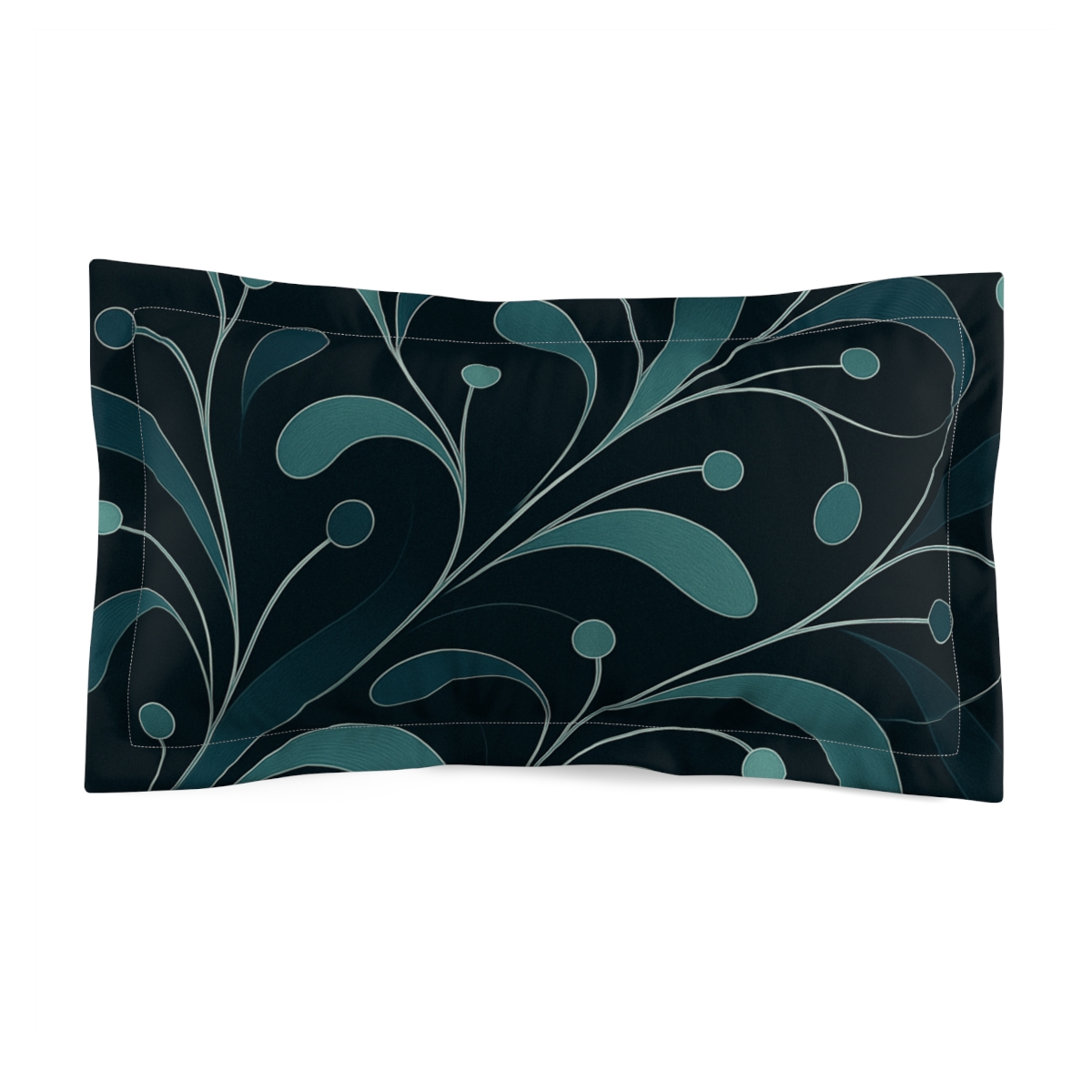 Vine Curl Circuitry custom pillows