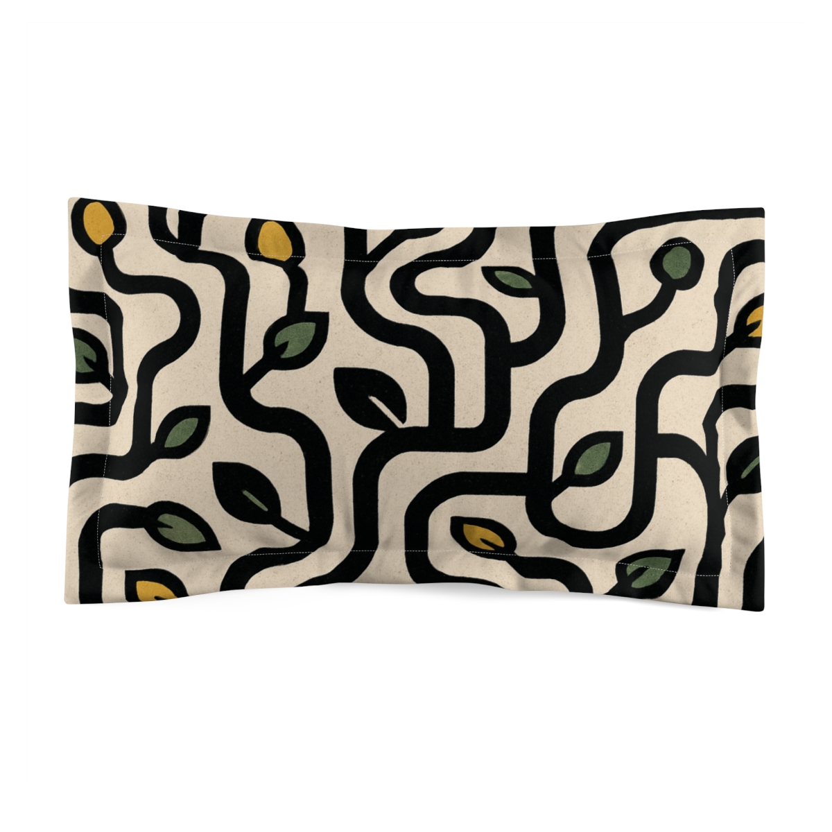Vine Curl Circuitry trendy accent pillows