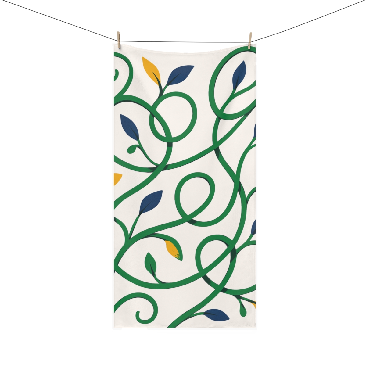 Vine Curl Kinetic Loops comfortable face towels