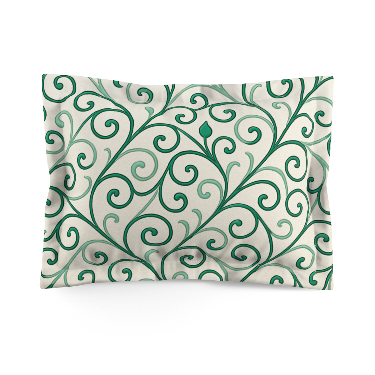 Vine Curl Lattice Drift soft plush pillows
