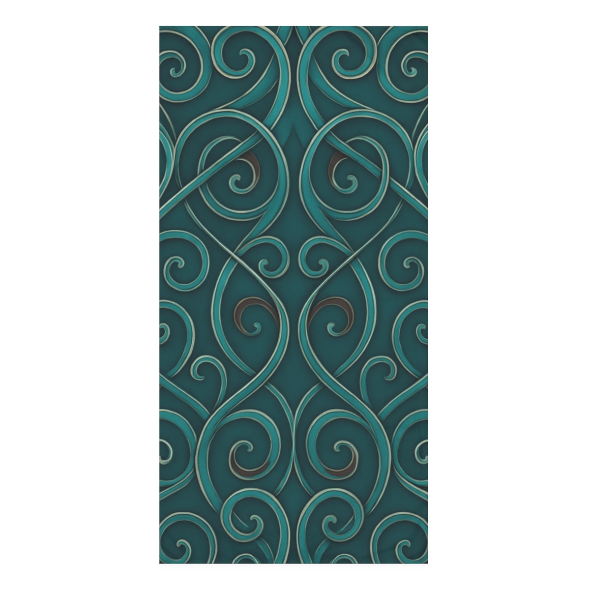 Vine Curl Lattice Mirage trendy hand towels