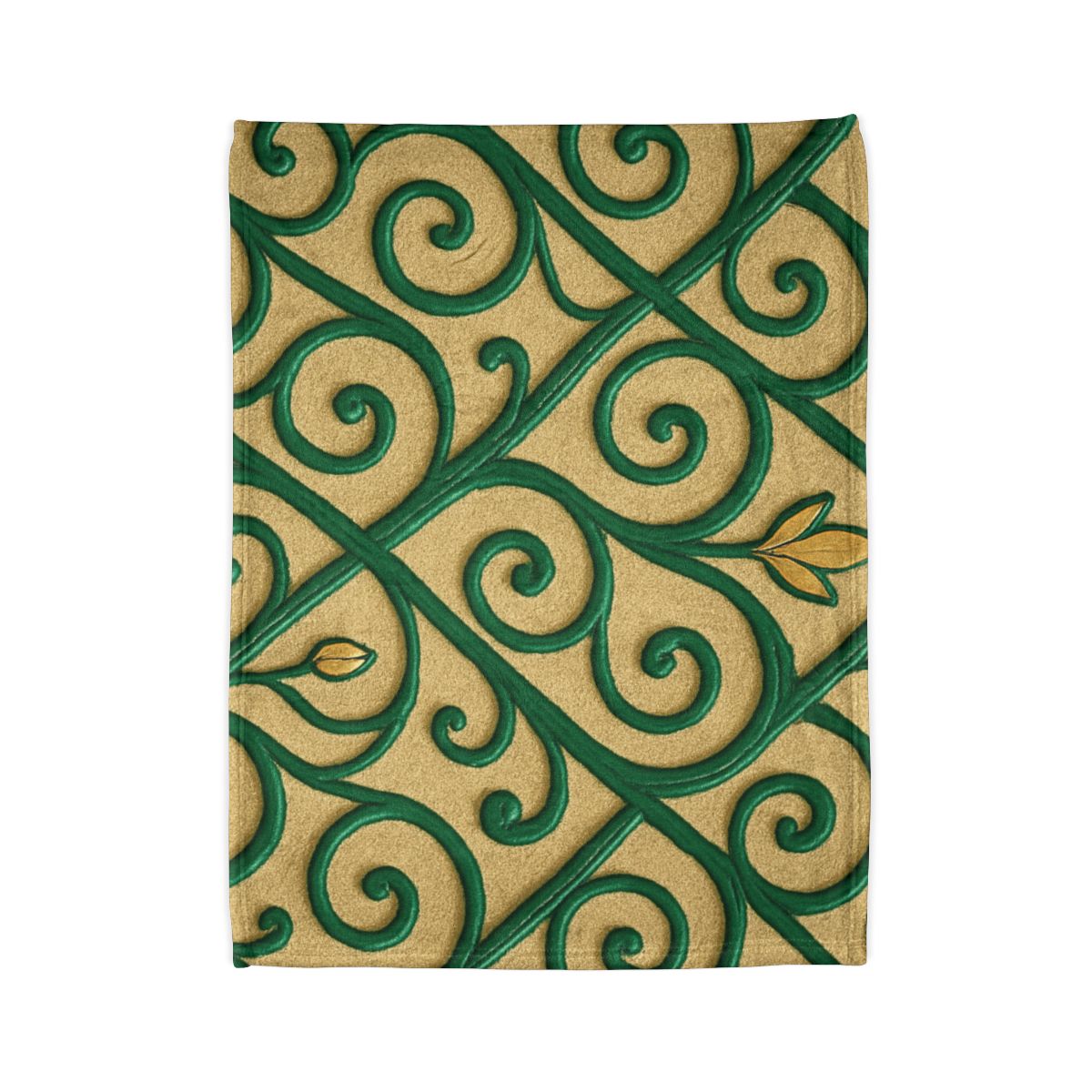 Vine Curl Lattice personalized cozy blankets