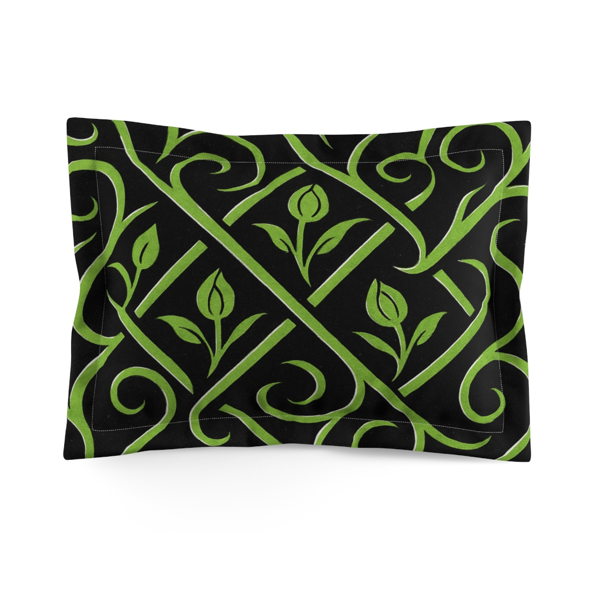 Vine Curl Lightning Lattice personalized decorative pillows