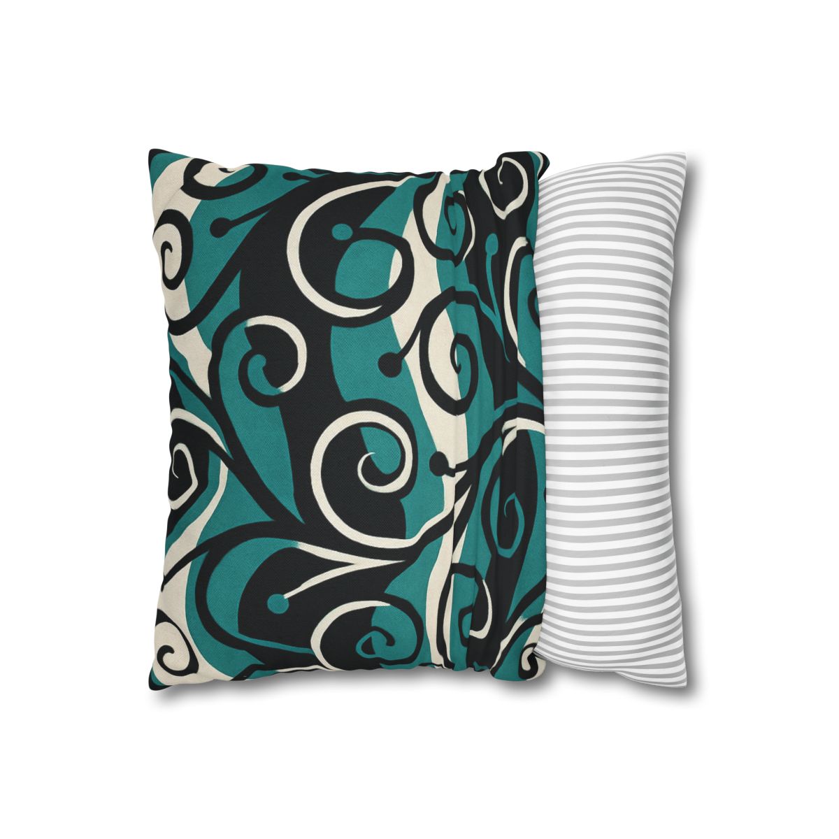 Vine Curl Wave Interference custom pillow cases