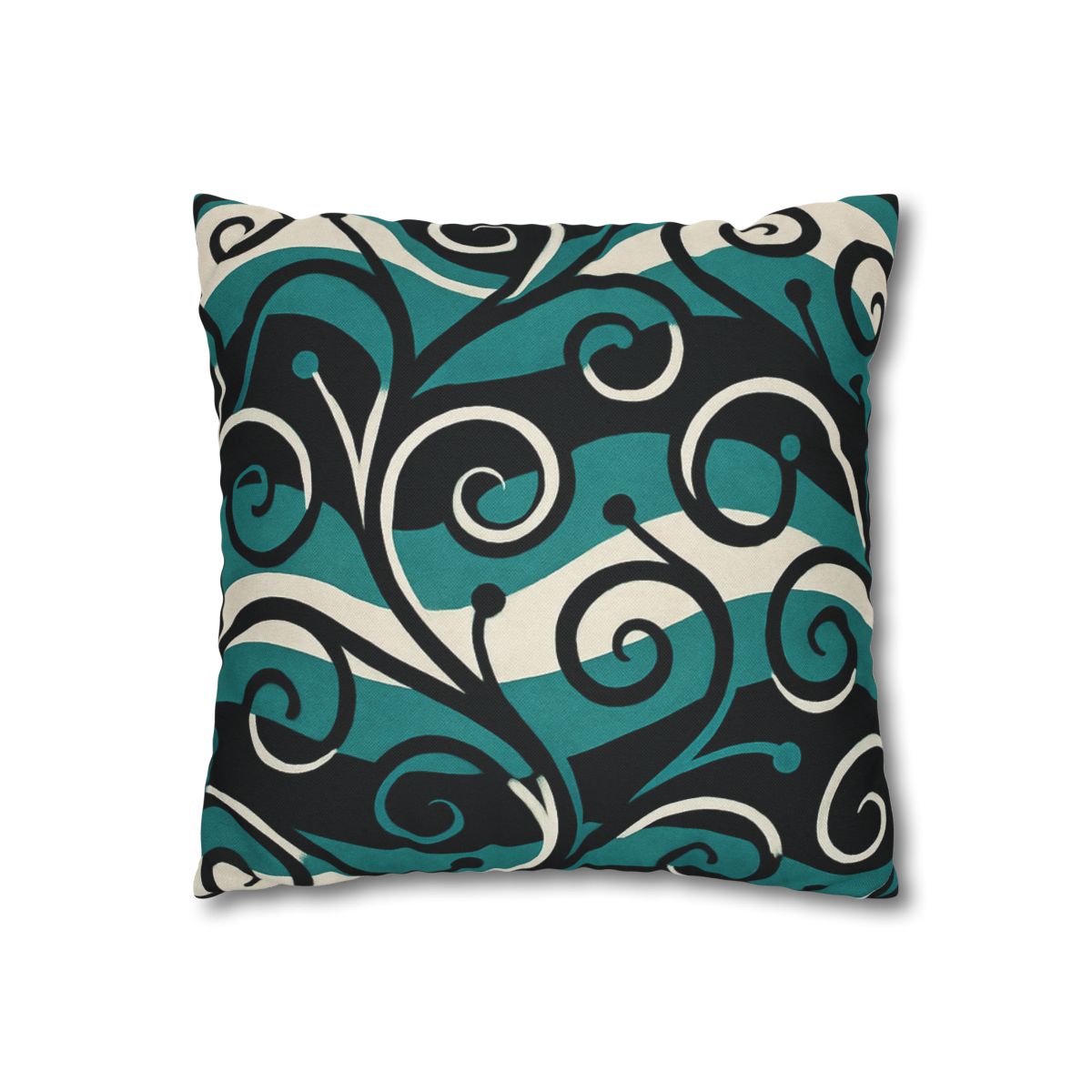 Vine Curl Wave Interference custom pillow cases