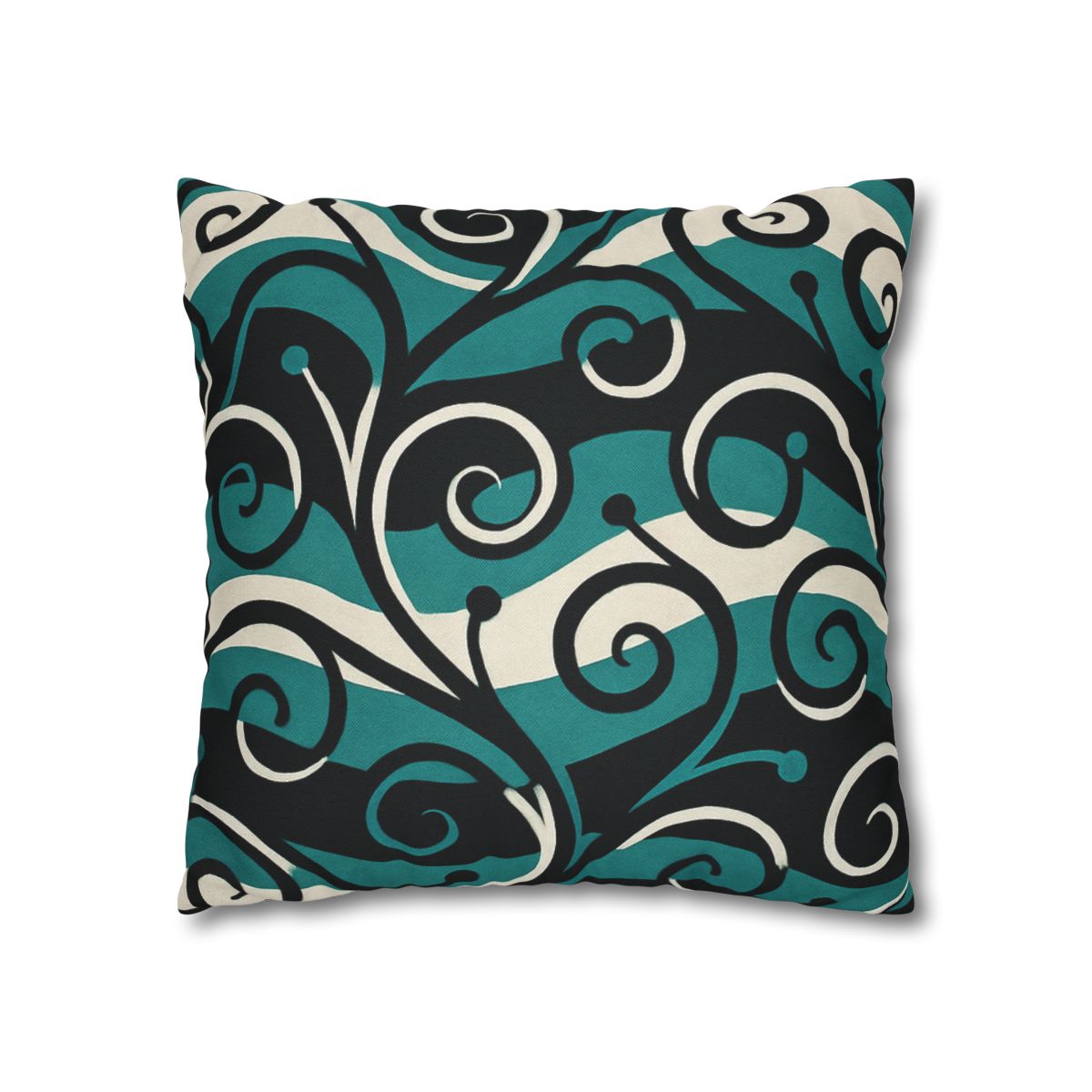 Vine Curl Wave Interference custom pillow cases