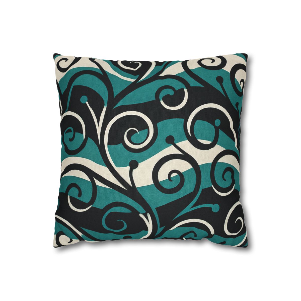 Vine Curl Wave Interference custom pillow cases