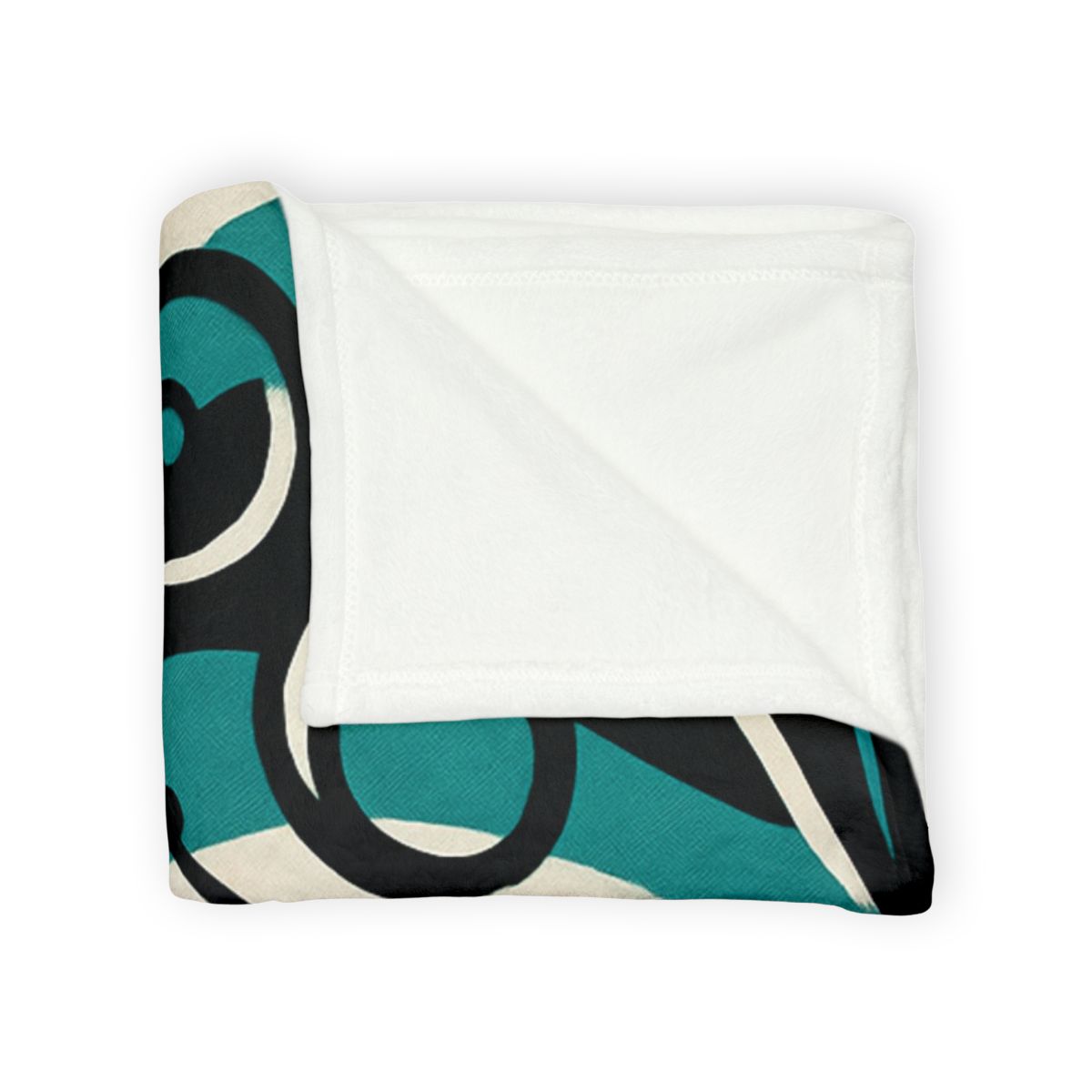 Vine Curl Wave Interference stylish throw blankets