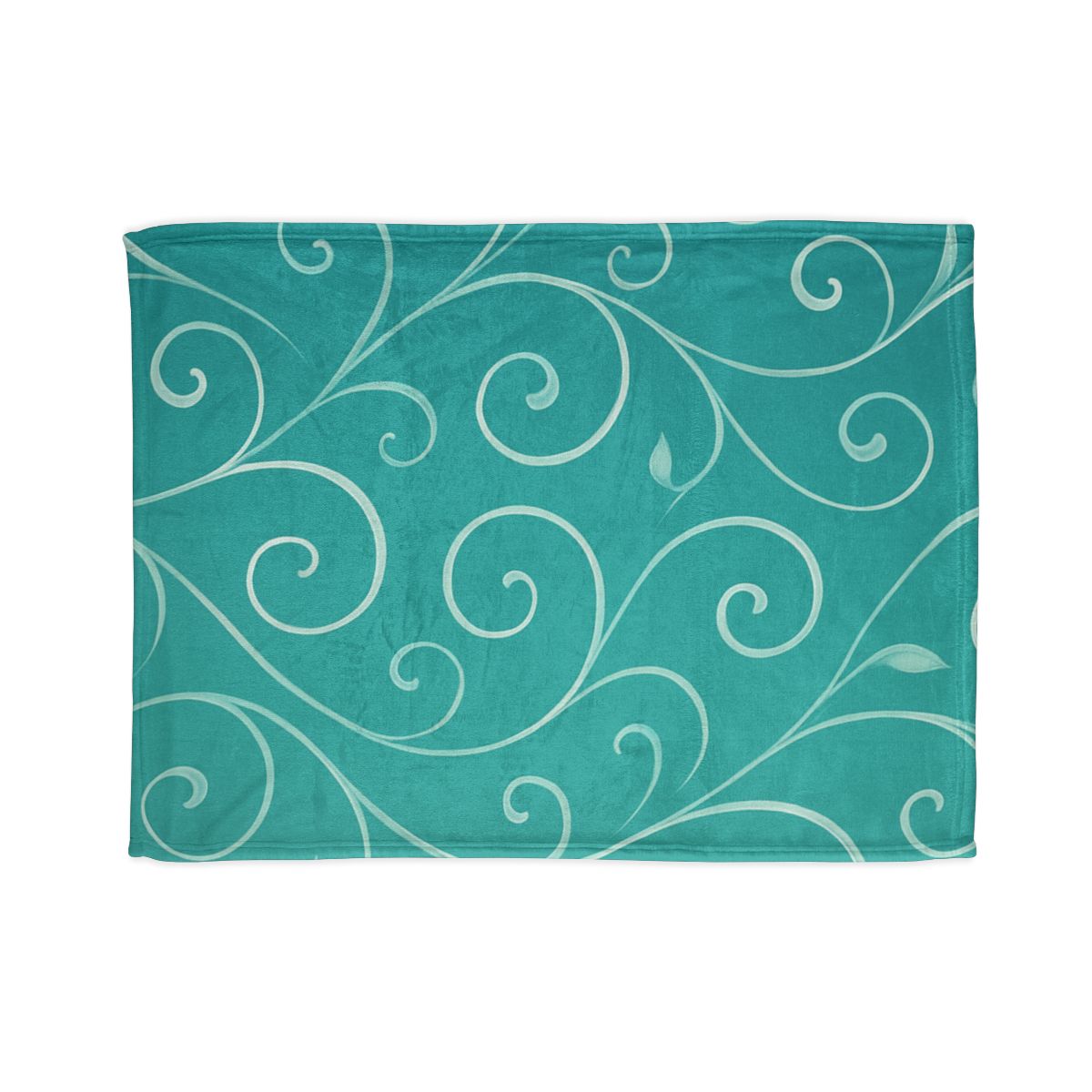 Vine Curl Wave Mesh designer printed blankets