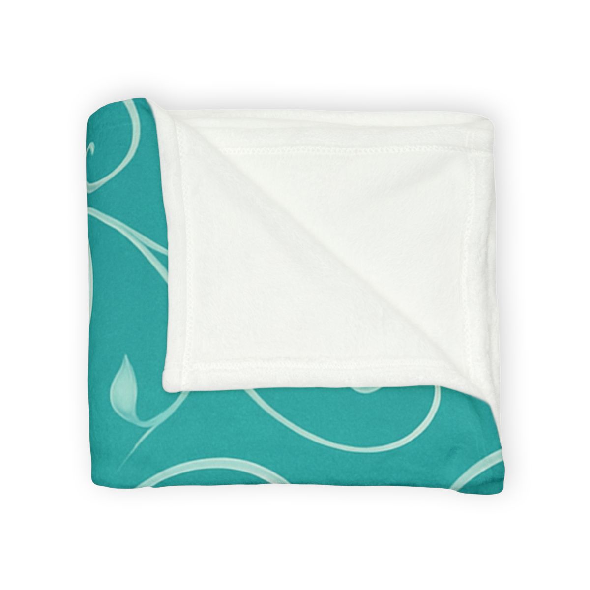 Vine Curl Wave Mesh designer printed blankets