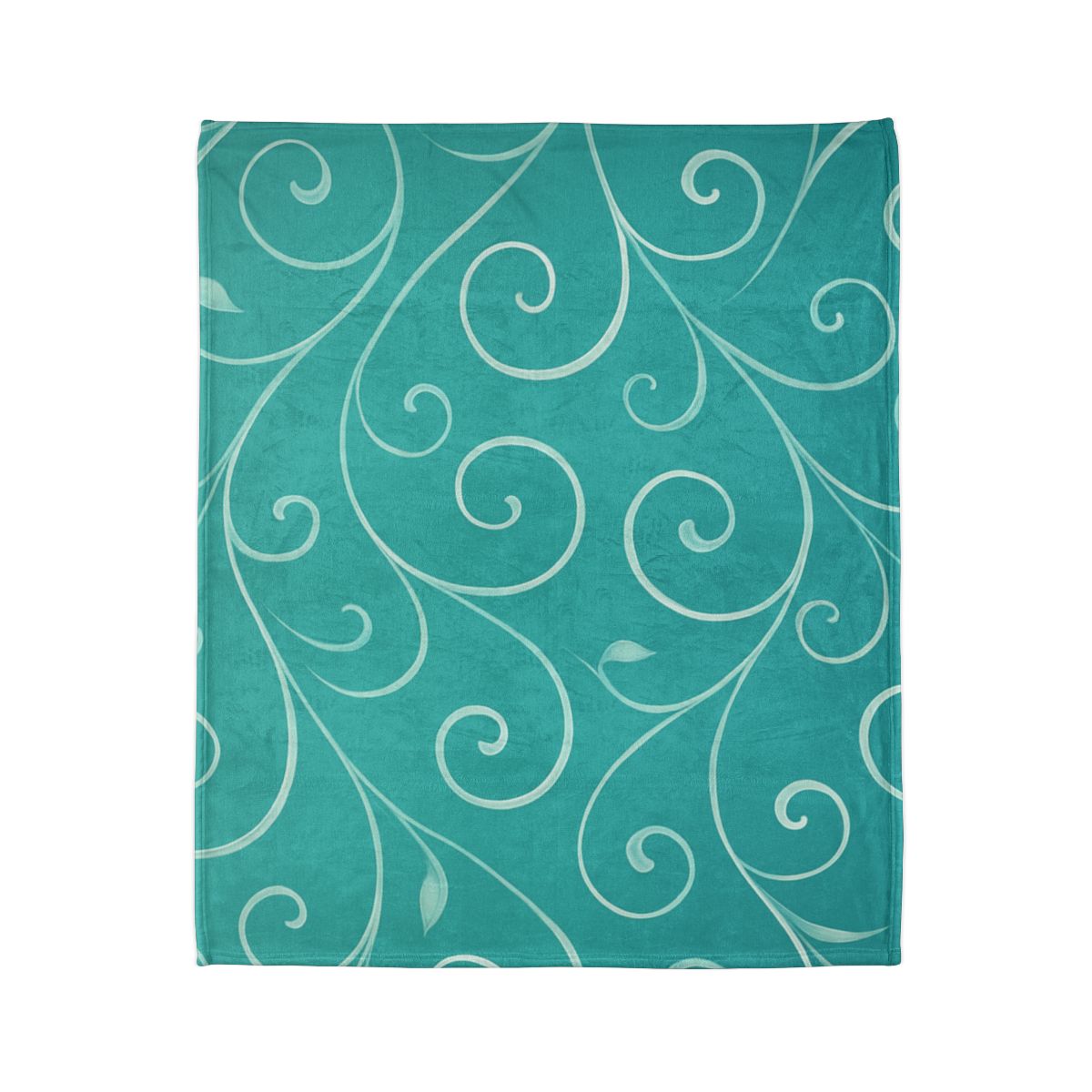 Vine Curl Wave Mesh designer printed blankets