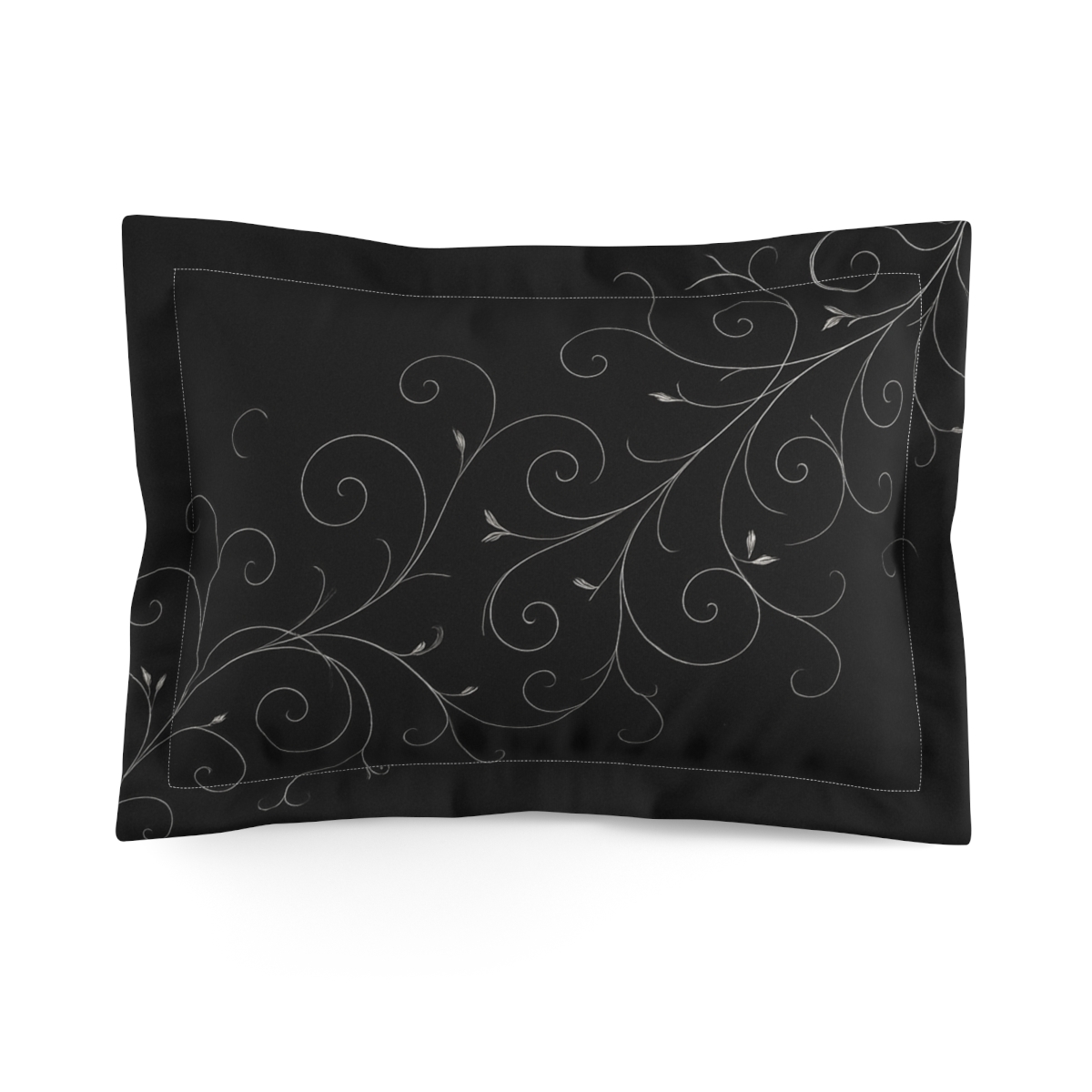 Vine Filigree Drift soft plush pillows