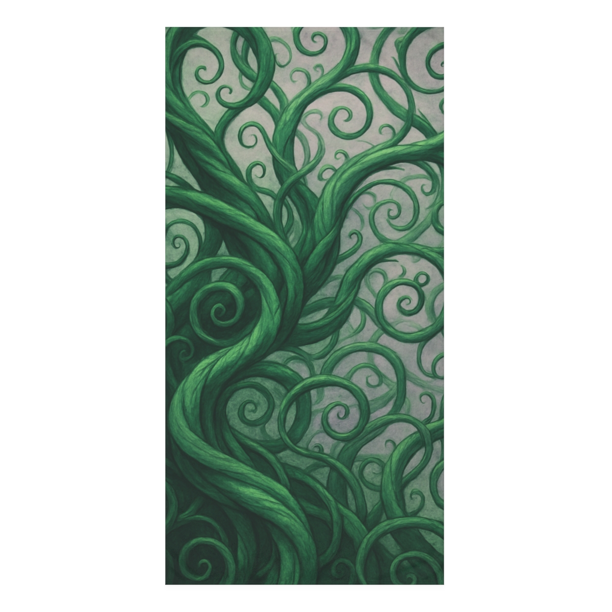 Vine Fractal Network comfortable face towels