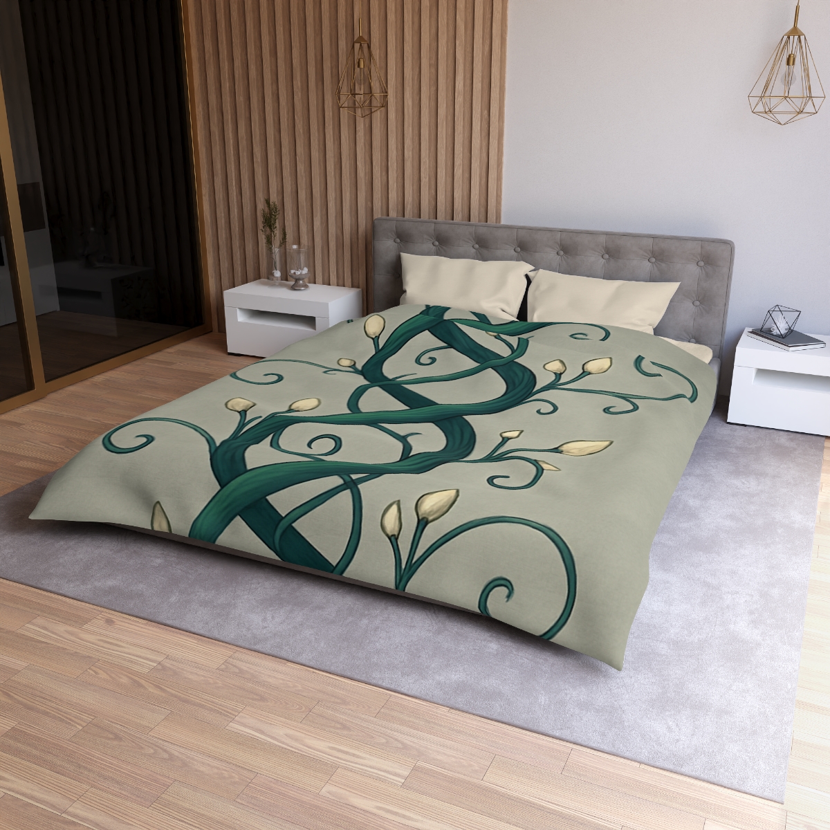 Vine Helix Tangle trendy bedroom duvets