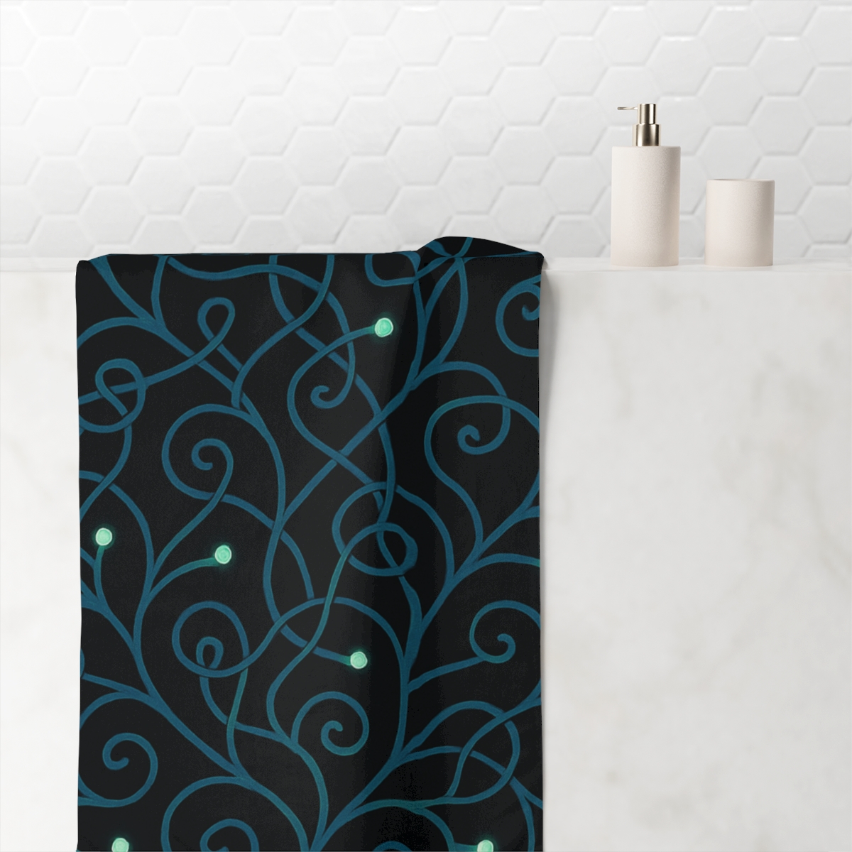 Vine Knot Constellation comfortable face towels