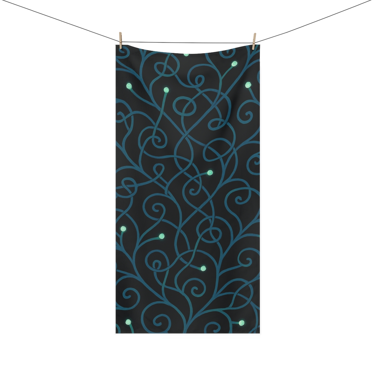 Vine Knot Constellation comfortable face towels