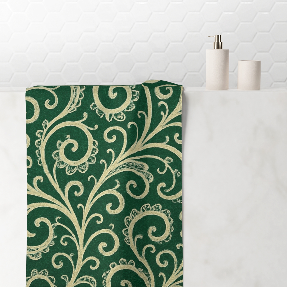 Vine Lace Infusion trendy hand towels