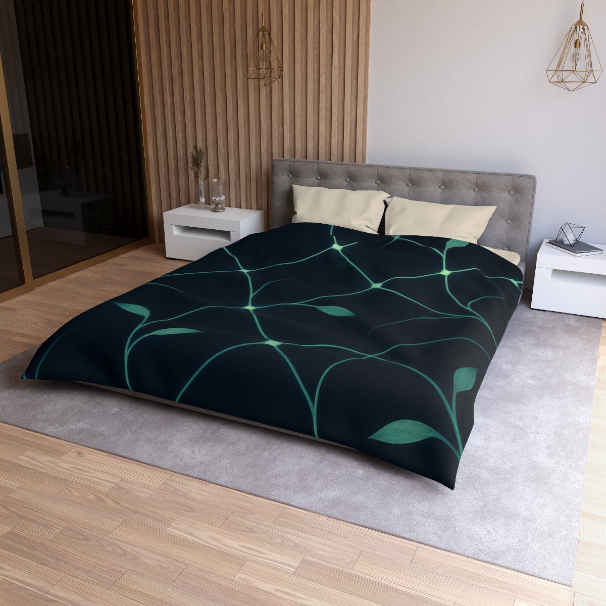 Vine Lattice Constellation custom duvets