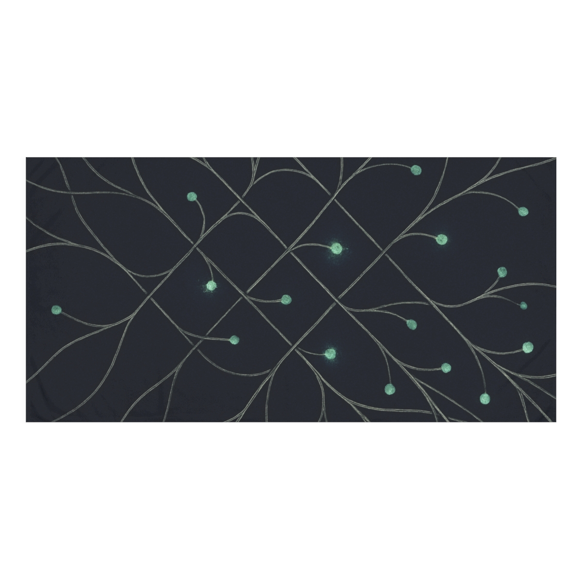 Vine Lattice Constellation trendy hand towels