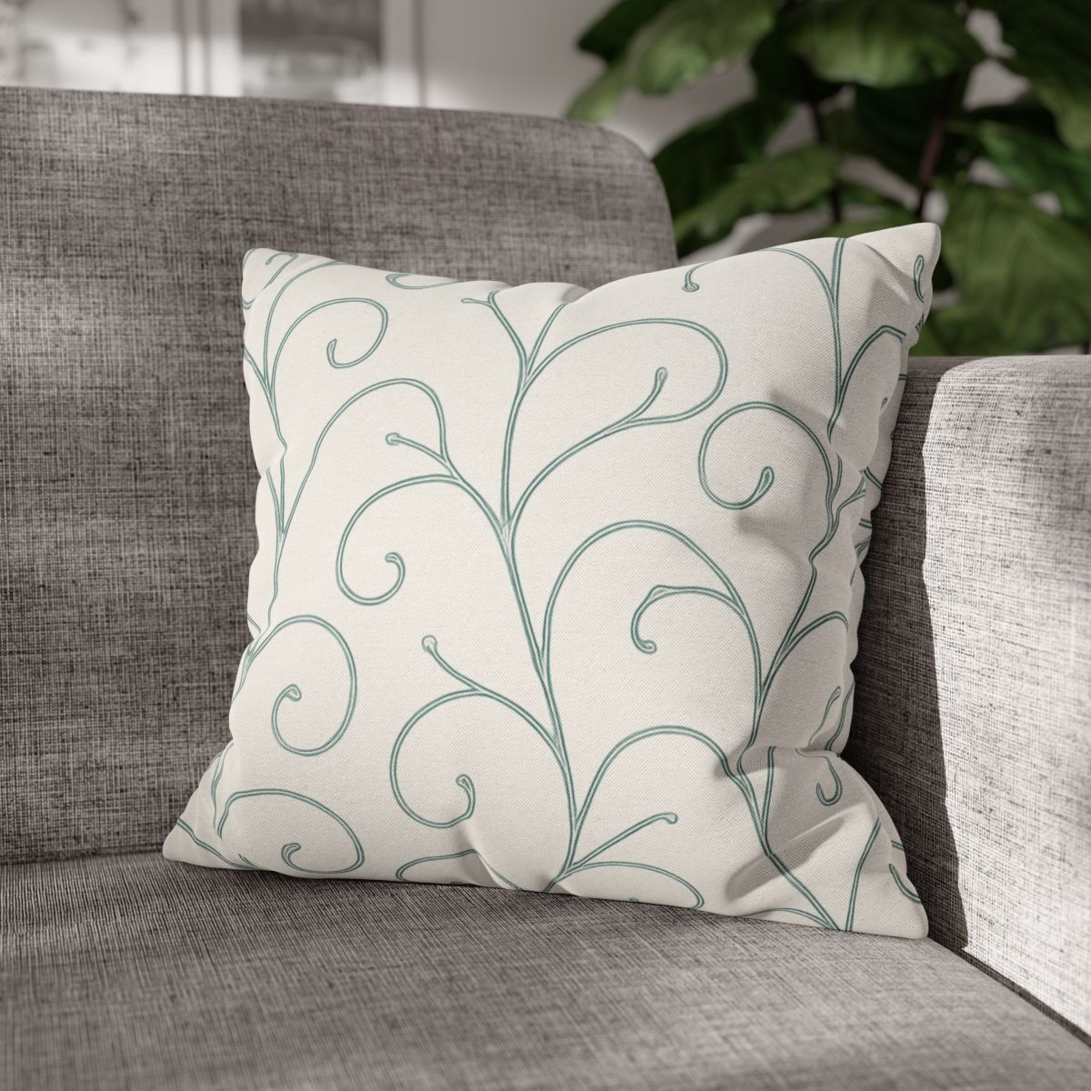 Vine Lattice Echo designer print pillow cases
