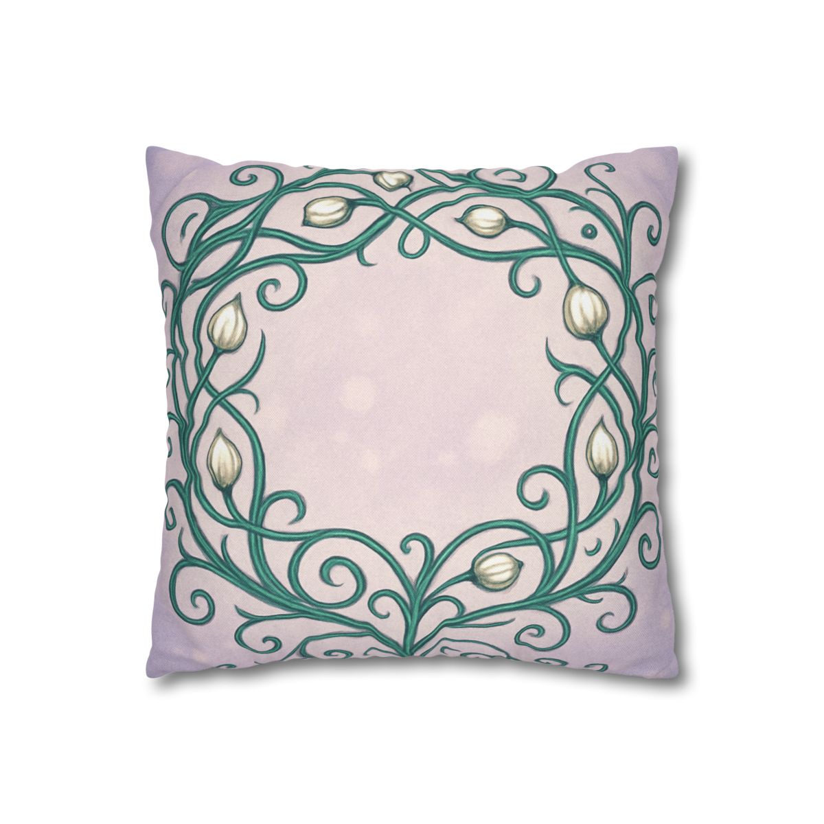 Vine Lattice Halo designer print pillow cases