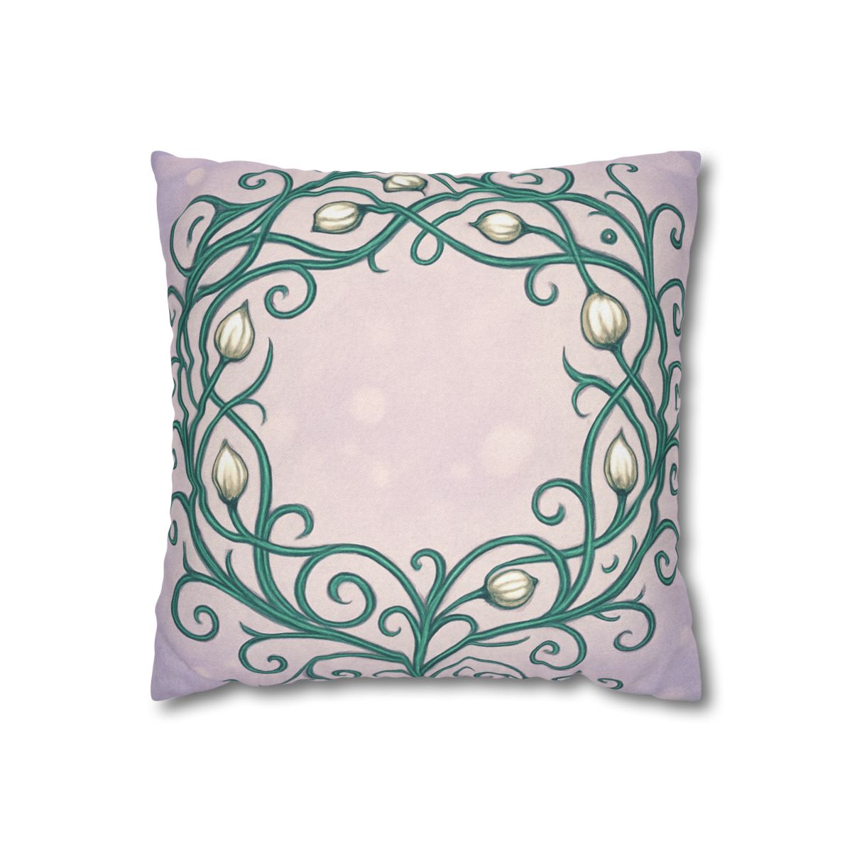 Vine Lattice Halo designer print pillow cases
