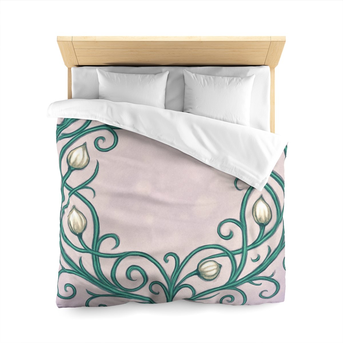 Vine Lattice Halo designer printed duvets