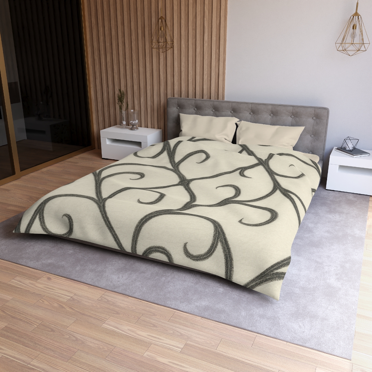 Vine Lattice Outline duvets for gifts