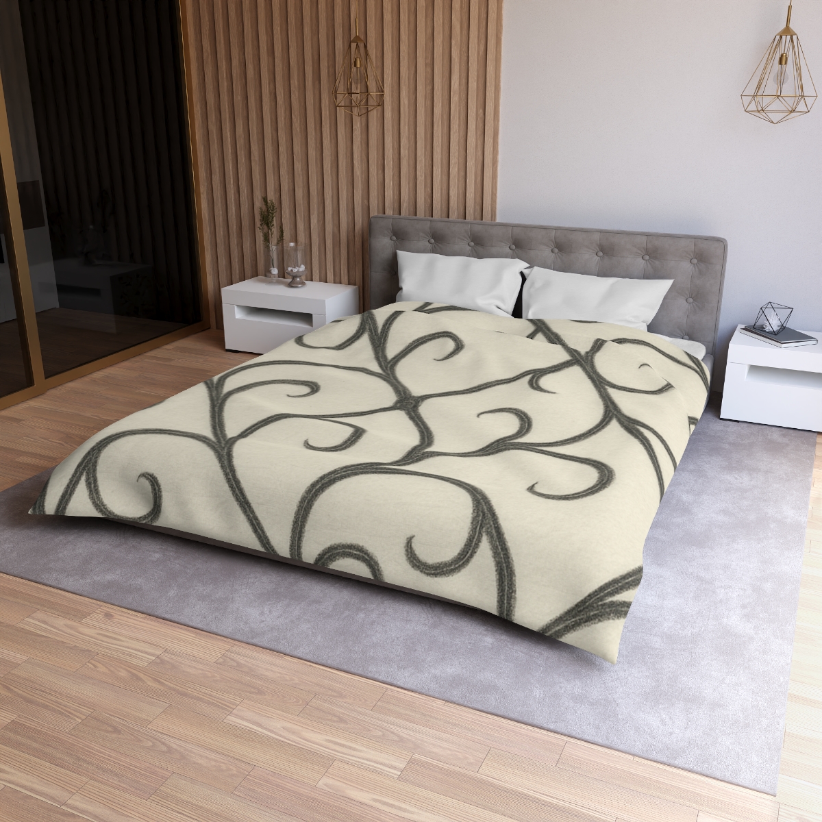 Vine Lattice Outline duvets for gifts