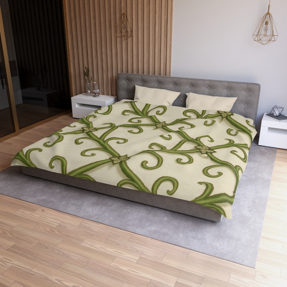 Vine Lattice Panorama personalized bedding duvets
