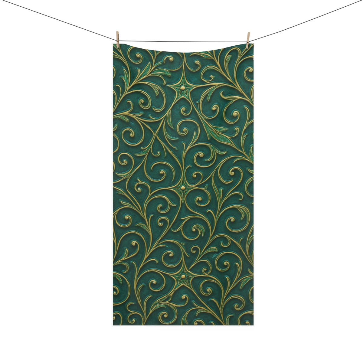 Vine Lattice Starweave custom towels