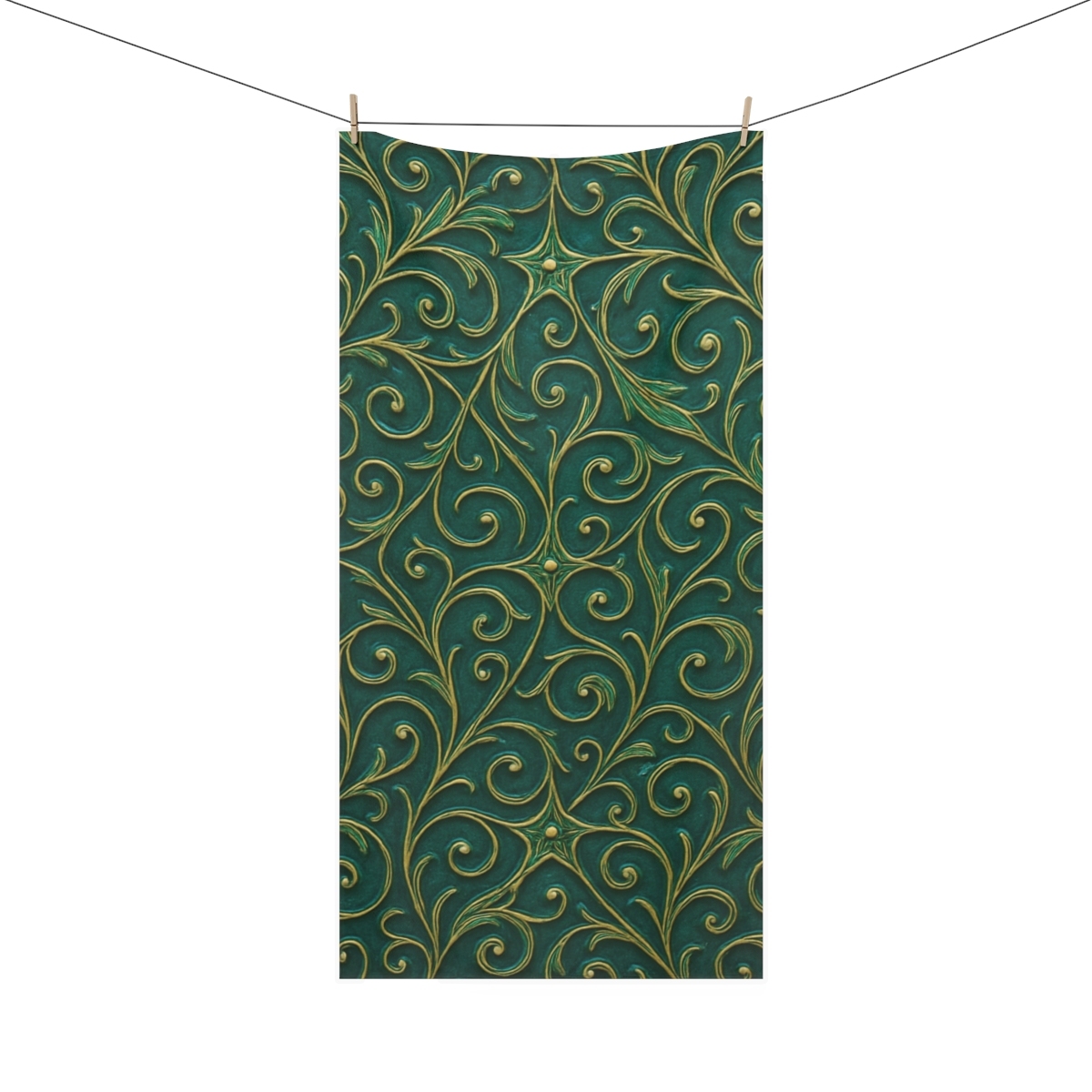 Vine Lattice Starweave custom towels